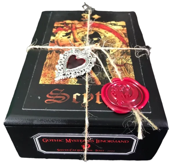 GOTHIC MYSTERIES LENORMAND EXCLUSIVE EDITION WITH HAND-PAINTED WOODEN BOX, LIM.ED. 333 COPIES
